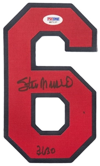 Lot of TEN (10) Stan Musial Signed #6 Inscribed "3630"